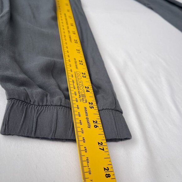 Hollister High-Rise Elastic Waistband Jogger Pants Lightweight Gray Women S - Picture 9 of 11